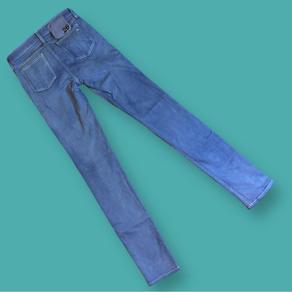 Originally White NWT Skinny Jeans Dyed in Sunshine Yellow ☀️Size 30 - Picture 3 of 9